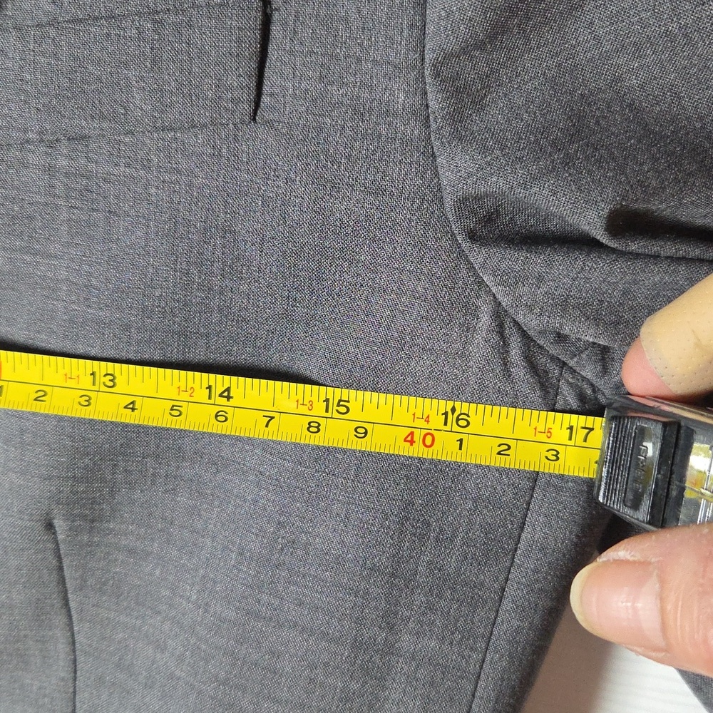 Theory Woman Charcoal Two-Button Blazer,sz 8. - Picture 3 of 8